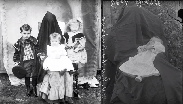 Screenshots of “Hidden Mother” photographs via YouTube/Ohio Historical Society.